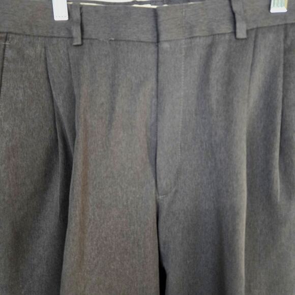 Savane Men's Gray Dress Pants 34X33 34 X 33 Trousers Slacks M medium Work - Picture 5 of 8